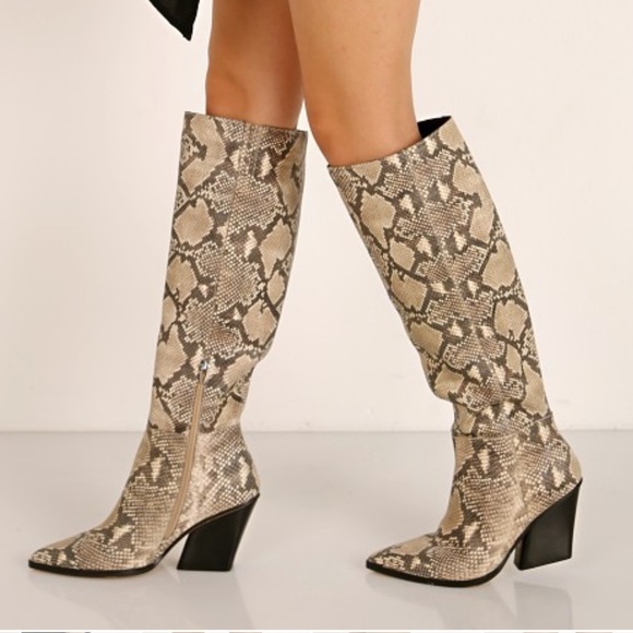 Dolce vita Isobel snakeskin boot - Picture 2 of 6